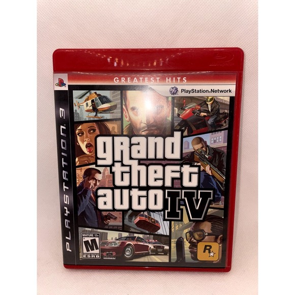 Grand Theft Auto IV (PS3,โ 2008) CIB - Picture 1 of 4